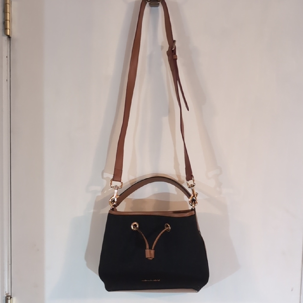 Elegant Black and Tan Women's Bag